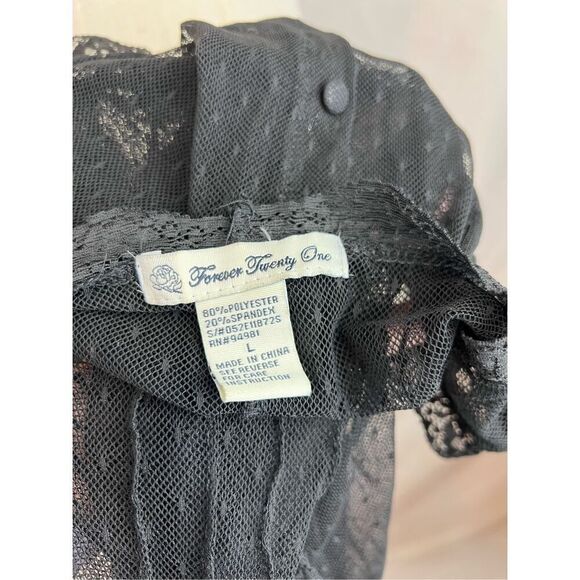 Vintage Y2K Forever Twenty One 21 Baby Doll Lace Tank Top Grunge Emo - Picture 7 of 7